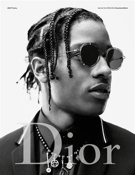 asap rocky black and white dior|asap rocky Dior song.